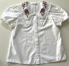ZARA kids ザラキッズ 刺繍 半袖ブラウス