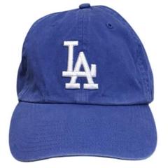 デコピン刺繍入り　Dodgers 野球帽 6 7/8 青色 NEW ERA MLB 大谷翔平 ドジャース キャップ 【現地買付カスタム