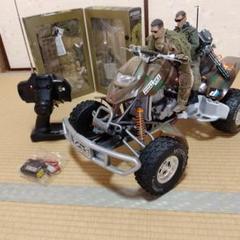 迷彩デザイン ATV フィギュア付き　ジャンク(6月末まで出品) 迷彩デザイン ATV フィギュア付き ジャンク(6月末まで出品