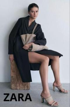 zara スウェードハイヒールミュール