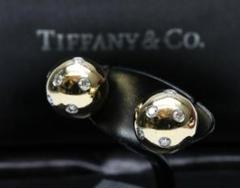 新品仕上げ済】ティファニー ダイヤモンド ドッツ ピアス 片耳用