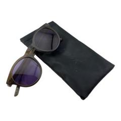 A.D.S.R ブラウンラウンドサングラス LARKIN メンズ　レディース