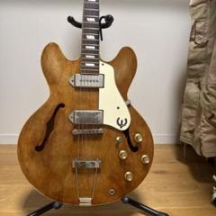 美品 Epiphone エピフォン Casino VS ナチュラル ハードケース Epiphone/エピフォン 純正ハードケース レスポール用 鍵付き