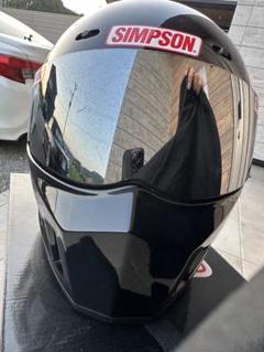中古品】SIMPSON SB13 ガンメタ 59cm シールド2種類付き