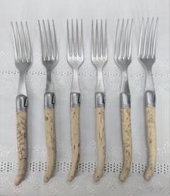 Laguiole ラギオール フランス製 フォーク6本セット 木製