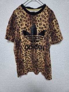 adidas ヒョウ柄 Tシャツ S