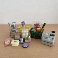 ミニチュア食品セット レジとカート付き - メルカリ