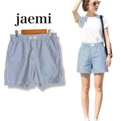 jaemi ジェミ　パンツ　ショートパンツ　ストライプ　レディース　ショーパン