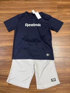 Reebok ジャージ上下セット ネイビー/グレー　M