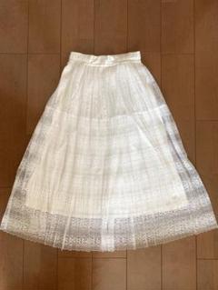 ★JILL STUART★ロングスカート レース ホワイト