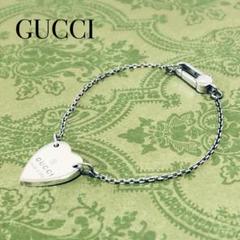 【限定品】 GUCCI トレードマーク ハート シルバー ブレスレット A254005 アクセサリー