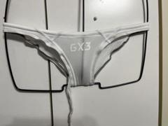 GX3 ホワイト 競泳水着 紐タイプ ハンケツローライズ 競パン