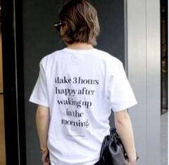 Deuxieme Classe スキンBACK PRINT Tシャツ