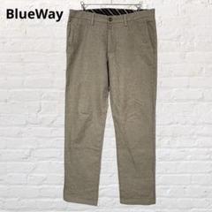 BlueWay ブルーウェイ♡スラックス ストレート カジュアル M 日本製古着
