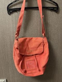 パリ　チャコット　オレンジ キャンバス ショルダーバッグ
