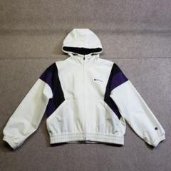 チャンピオン　レディース　ジャケット　パーカー　L　ホワイト系　y6464f