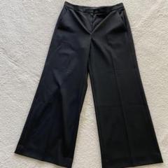 極美品 セオリー ツイードパンツ ワイドパンツ ブラック バイカラー 4 L 極美品 セオリー ツイードパンツ ワイドパンツ ブラック バイ