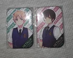 ヘタリア 学園ヘタリア スクエア缶バッジ 日本 イギリス