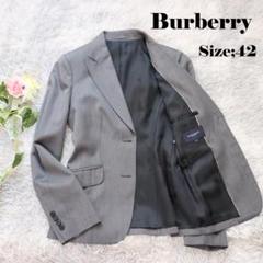 シルク混✨BURBERRY✨テーラード ジャケット ノバチェック ホースロゴ