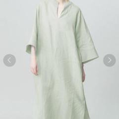 タグ付き未使用♪オーシバル上質リネン100%ゆったりスキッパーワンピース♪ タグ付き未使用♪オーシバル上質リネン100%ゆったりスキッパー