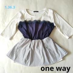 【one way】Ｍサイズ　カットソートップス