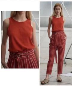 jonnlynx タンクトップ　red jonnlynx タンクトップ red トップス