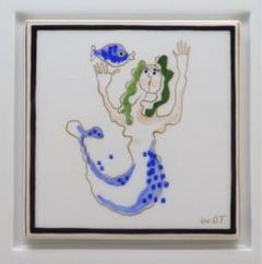 マイセン オラフ・フィーヴァー Olaf Fieber デザイン 陶板画 王女 マイセンオラフ・フィーヴァーOlaf Fieber デザイン陶板画王女