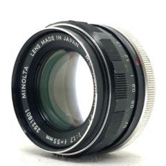 【極美品】動作◎ ミノルタ MC ROKKOR-PF 55mm F1.7 055 ◎ MINOLTA (ミノルタ) MC ROKKOR-PF 55mm/f1.7《1970年版