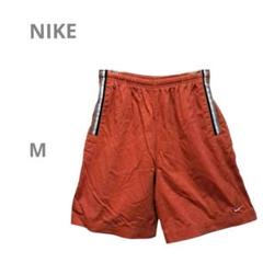 【ナイキ NIKE】00s 銀タグ ハーフパンツ 綿 メンズ M オレンジ