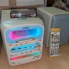 【美品】 Victor ミュージックプレーヤー UX-QX 動作確認済 マイクロコンポーネントMDシステムUX-QX1ビクター | JVC