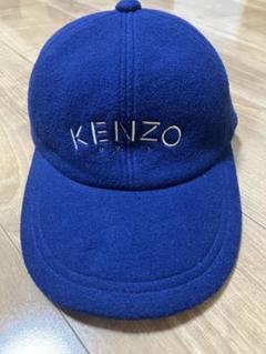 ヴィンテージ KENZO フリースキャップ ブルー 日本製