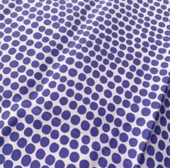 新品★marimekko はぎれ　生地　poni ドット　水玉　薄ピンク　紫