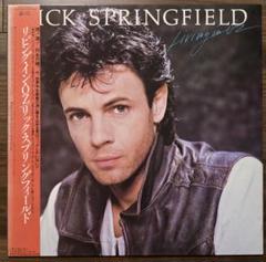 帯付き／Rick Springfield Living in Oz LPレコード