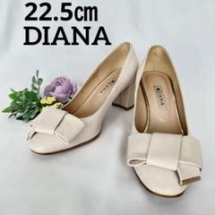 ✨美品✨ DIANAダイアナ リボン付きパンプス オフホワイト 22.5