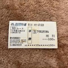 期限切れ単勝馬券】かきつばた記念 '15 アグネスデジタル ウマ娘