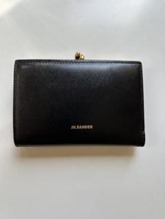 良上品】ジルサンダー 折財布 茶 AA250-15
