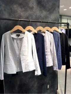 Theory リネン ジャケット CRUNCH.WASH/BENEFIELD - メルカリ