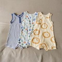 H&M コットンロンパース3点セット 90cm