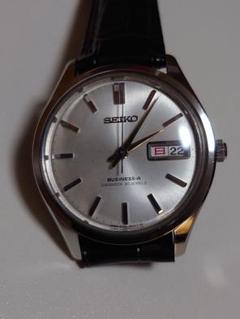 希少SEIKO BUSINESS-A ビジネス-A 30JEWELS 黒文字盤