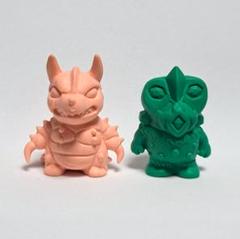 ウルトラマン怪獣消しゴムイカルス星人 金色 黒色シルバー 激レア ウルトラ怪獣消しゴム ボーグ星人 大 シルバー