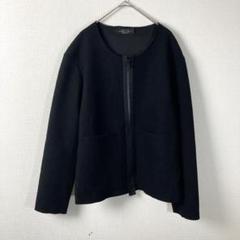 535 アンユーズドunused圧縮ウール　ノーカラージャケット