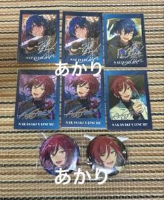 あんスタ プロセカ コラボ ホログラム缶バッジ ぱしゃっつ ジュン 夏目