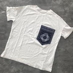 ZARA ザラ バンダナポケット 袖ロールアップ Tシャツ S 未使用のサムネイル