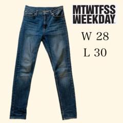 H&M MTWTFSS WEEKDAY ハイウエストスキニーデニム