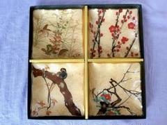 灰釉鉄絵皿 梅図 飾り皿 詳細不明 38cm 鉄絵梅模様銘々皿・有光武元《小皿・14.8cm》 : 和食器の愉しみ