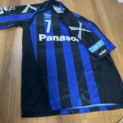 ガンバ大阪 umbro シャツ 7号 黒と青 ガンバ大阪 umbro シャツ 7号 黒と青 - メルカリ