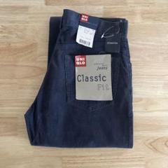 デッドストックOLD UNIQLO コーデュロイ　パンツ　ネイビー　w29