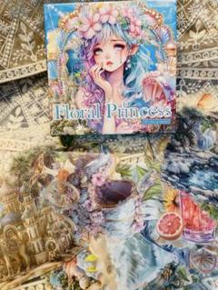 ★*♡様 ▶︎neneさまお裾分け/フレーム、PETステッカー おすそ分け50枚】nene様 floral princess pet ステッカー 最新作