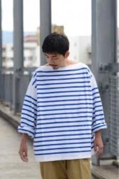 outil バスクTシャツ 【サイズ2】 ブルー 2025年最新】outil バスクシャツ 2の人気アイテム - メルカリ