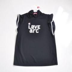 新品タグ付 アルチビオ ♡ フリルデザインノースリーブシャツ 黒×白